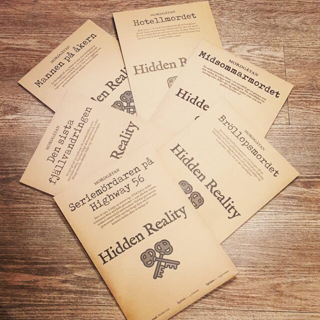 Nu har vi fått in de populära mordgåtorna från Hidden Reality 🕵🕵‍♀️