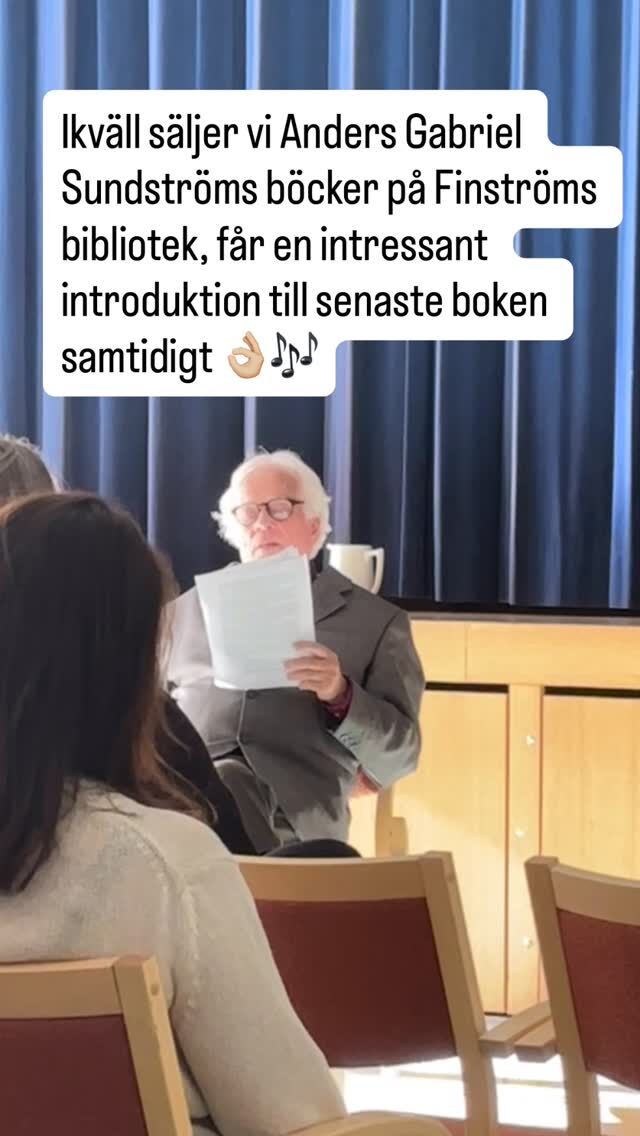 #andersgabrielsundström #finströmsbibliotek
