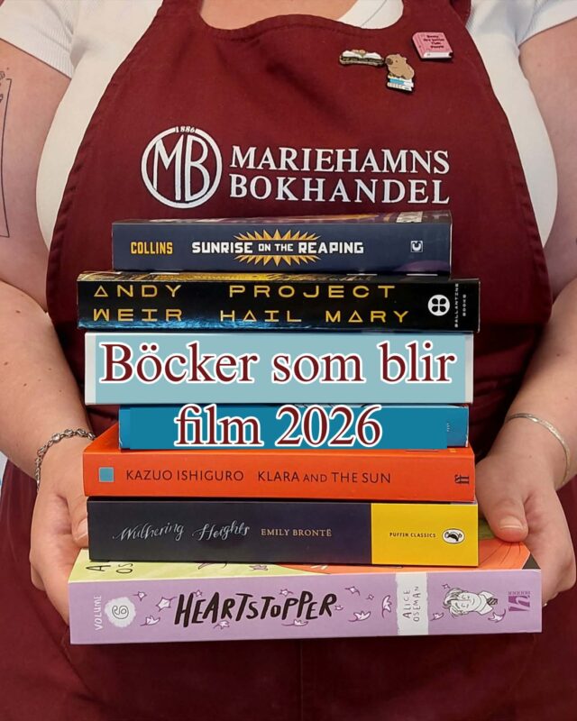 Hej alla bokälskare OCH cineaster!! 🎥🍿📚

Här kommer några böcker som har blivit eller ska bli film 2026! Vilka har ni sett? Vilka ser ni fram emot? Har ni några andra bok-till-film-adaptioner som ni vill rekommendera, skriv i kommentarerna!