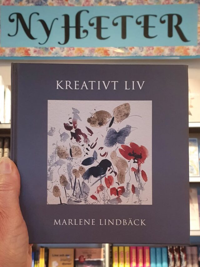 Nytt på ålandshyllan 🇦🇽 Kreativt liv av Marlene Lindäck, en inspirationsbok om skapandet.